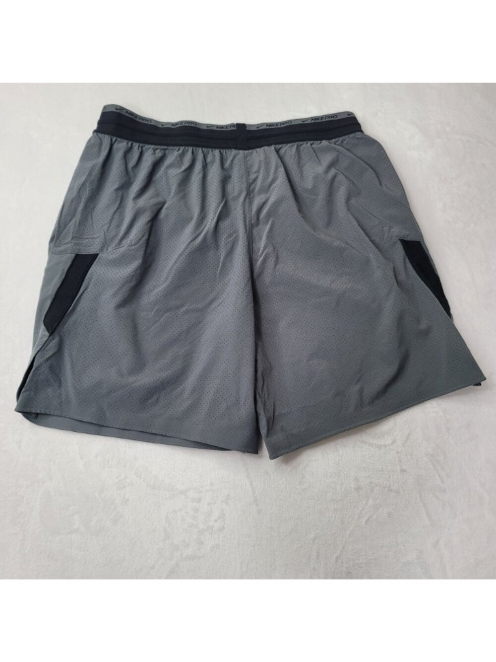 Nike Pro Dri-Fit Men's Gray Training Shorts Size XL - Picture 2 of 6